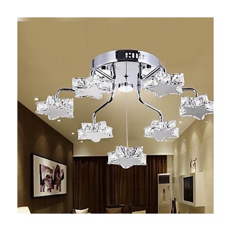 Flush Mount 7 Light Modern Electroplated Stainless Flush Mount 7 Light Modern Electroplated Stainless