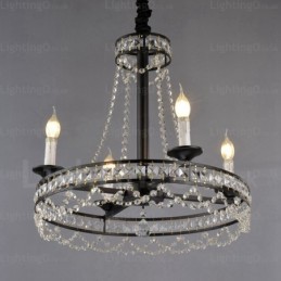 4 Light Country Rustic Pendant Light