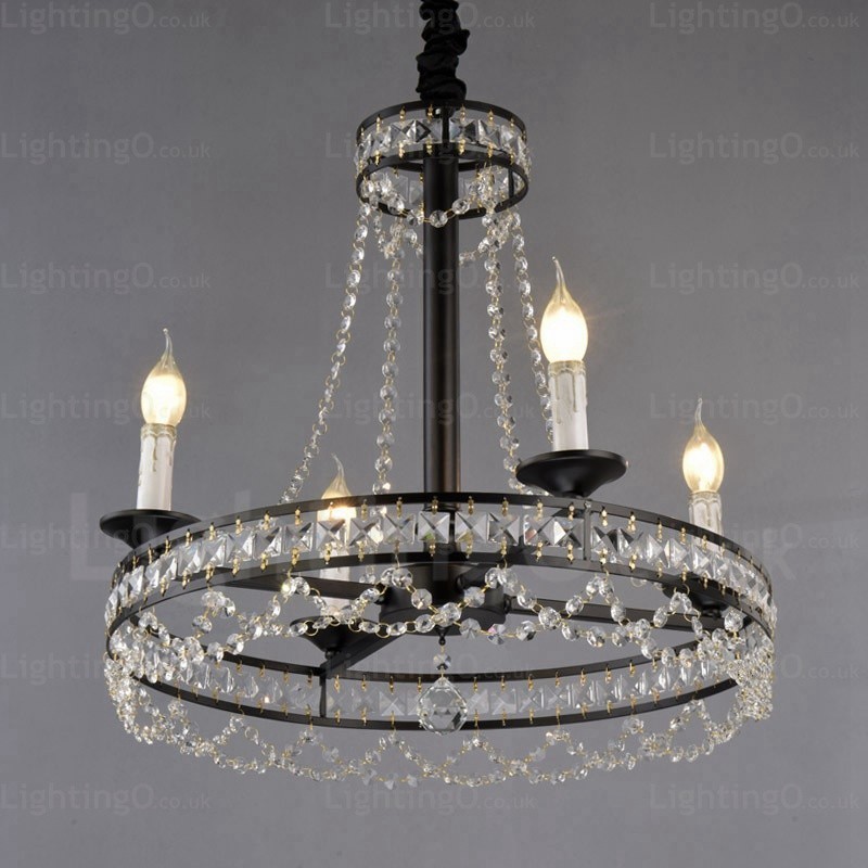 4 Light Country Rustic Pendant Light