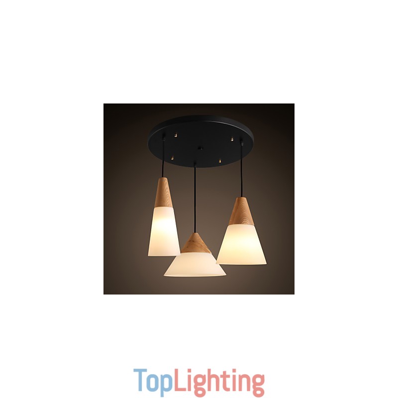 Chandelier Mini Style Modern Contemporary Metal 3 Light Pendant Light