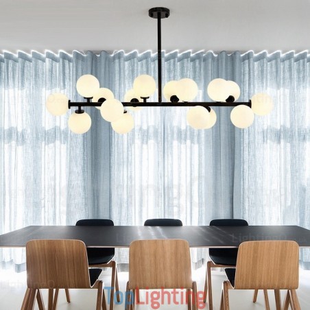 16 Light Nordic Pendant Light with Glass Shade 16 Light Nordic Pendant Light with Glass Shade