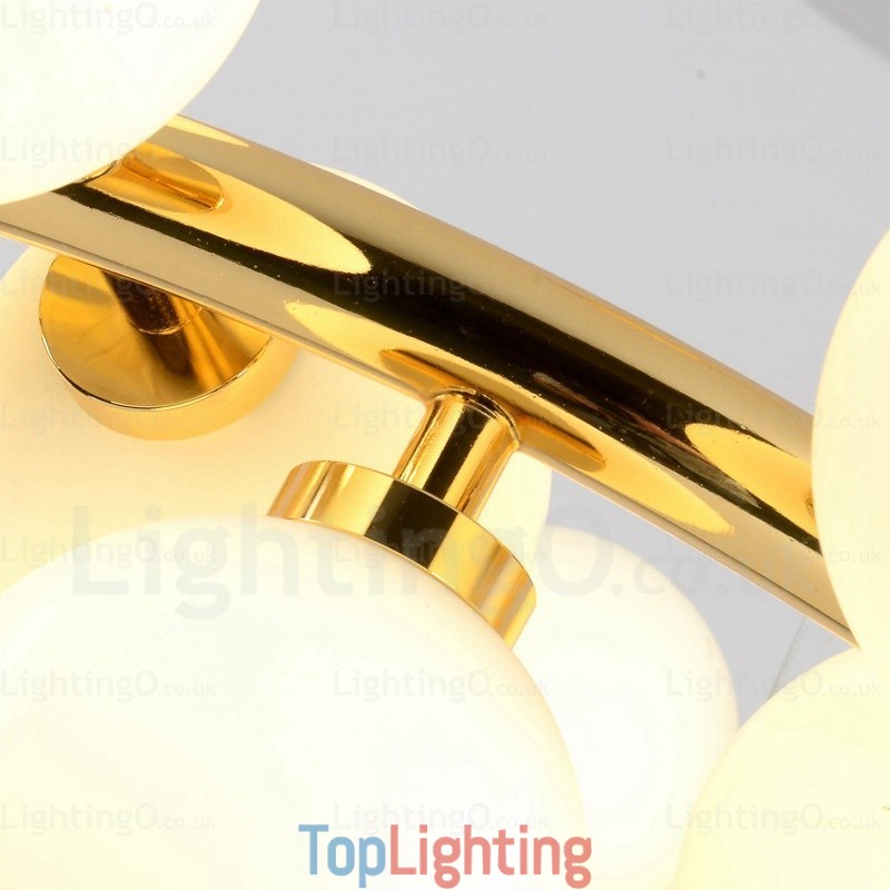 25 Light Nordic Pendant Light with Glass Shade