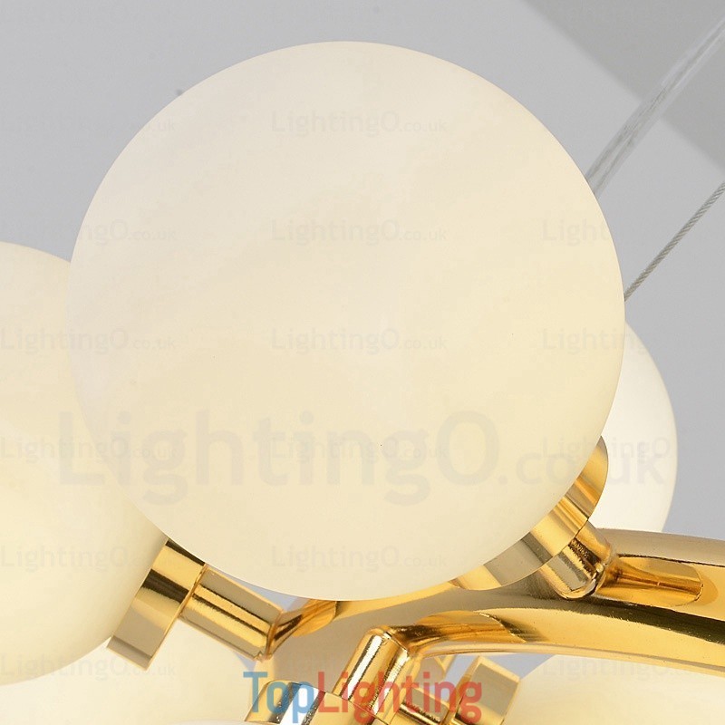 25 Light Nordic Pendant Light with Glass Shade