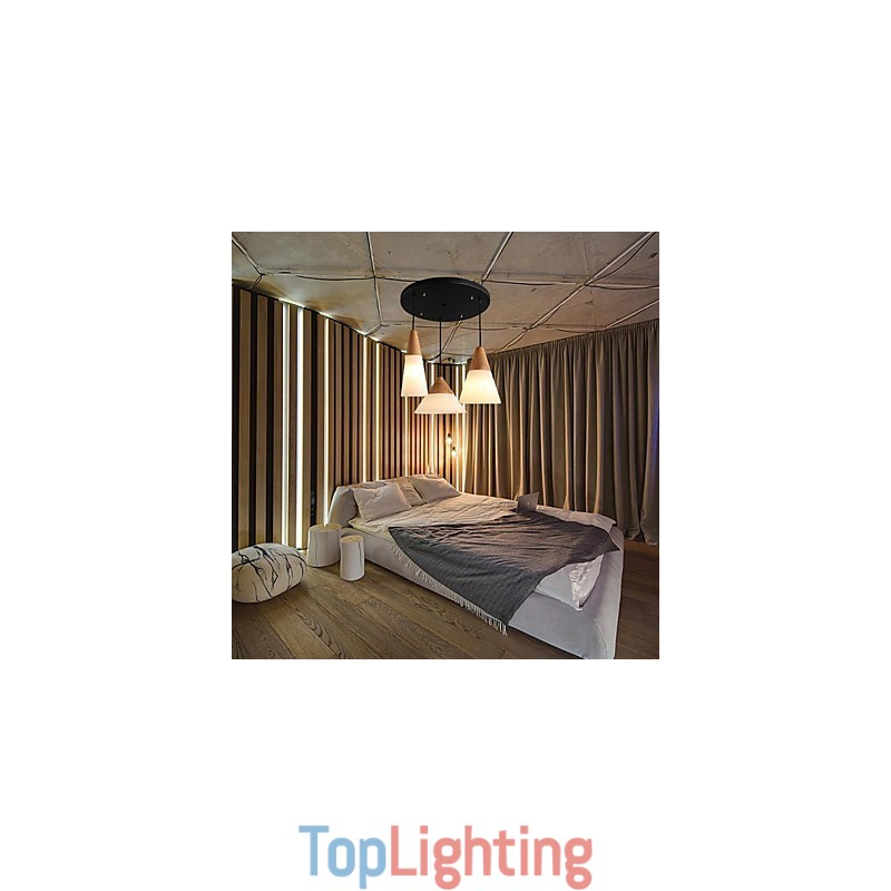 Chandelier Mini Style Modern Contemporary Metal 3 Light Pendant Light