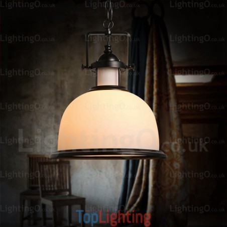 1 Light Country Rustic Pendant Light with Glass Shade 1 Light Country Rustic Pendant Light with Glass Shade