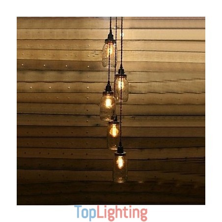 The North American Country Style Of american Art Bottle Chandelier The North American Country Style Of american Art Bottle Chandelier