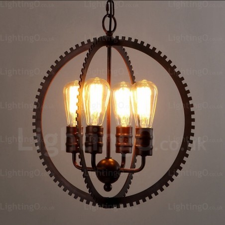 4 Light Vintage Retro Pendant Light 4 Light Vintage Retro Pendant Light