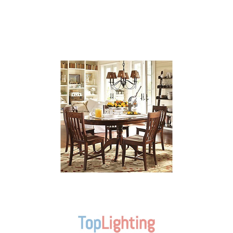 Rustic Lodge Electroplated Chandelier