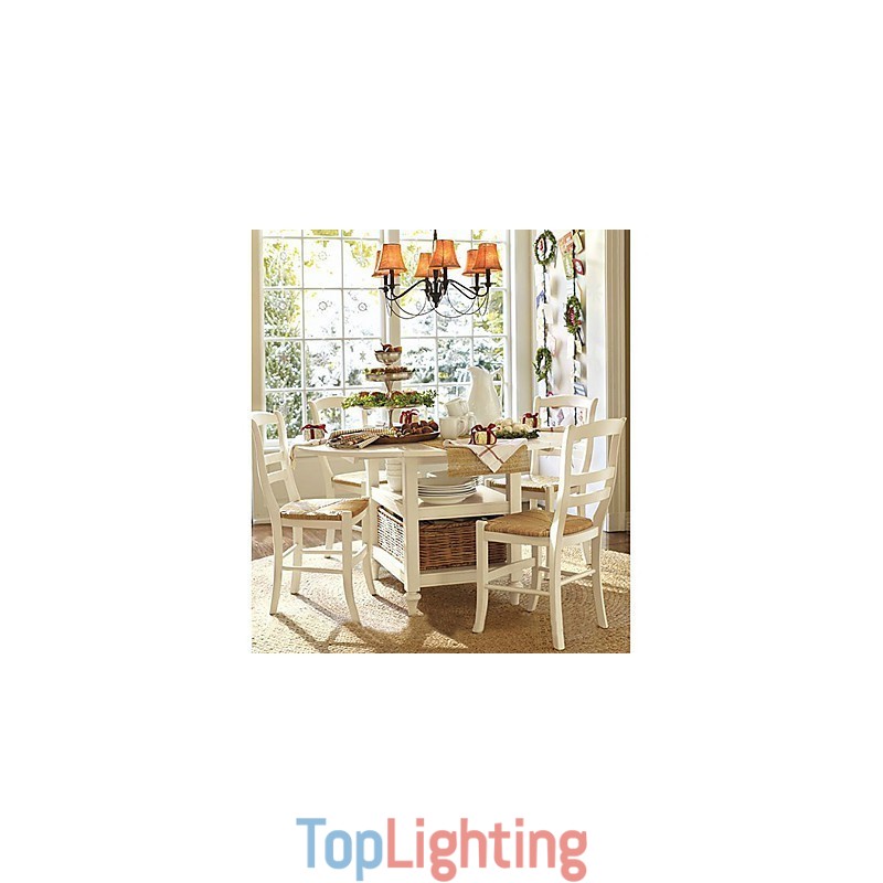 Rustic Lodge Electroplated Chandelier