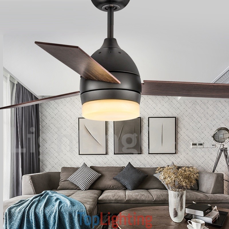 42" 48" Nordic Vintage Modern Contemporary Ceiling Fan