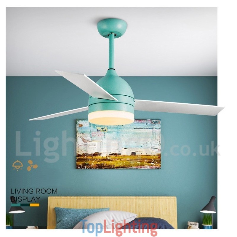 42" 48" Nordic Vintage Modern Contemporary Ceiling Fan