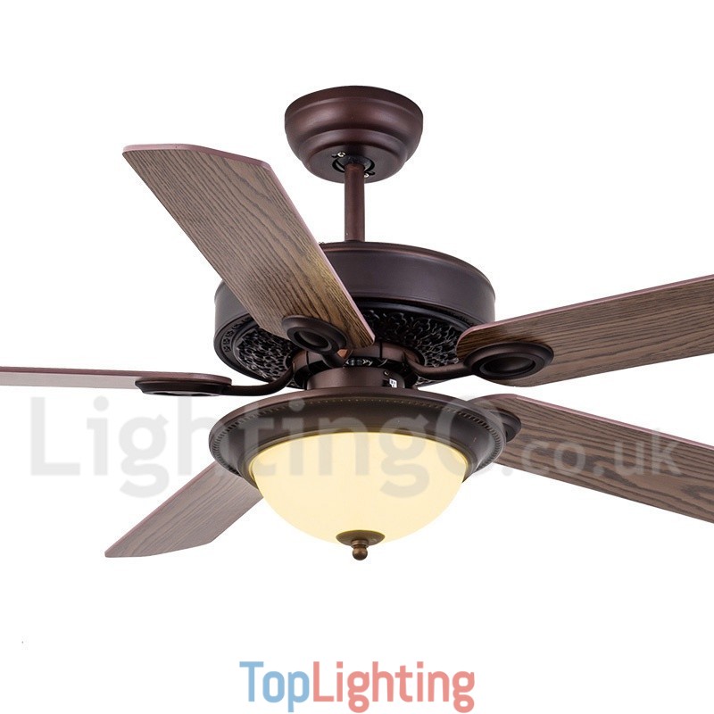 42" 48" 52" Country Retro Rustic Lodge Vintage Ceiling Fan