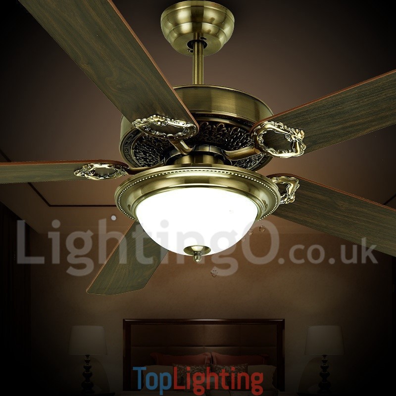 48" 52" Country Retro Rustic Lodge Vintage Ceiling Fan