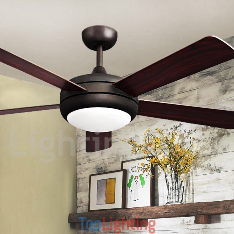 52" European Style Vintage Ceiling Fan