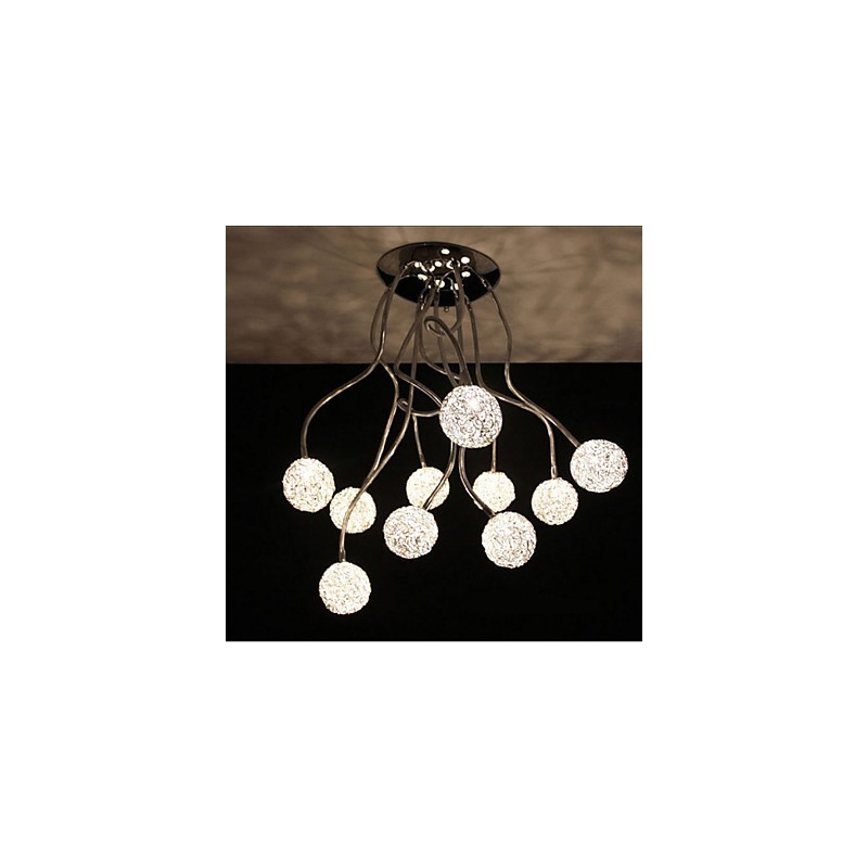Simple Iron Ceiling Round Iron Creative lamp lamp Aluminum Wire lamp