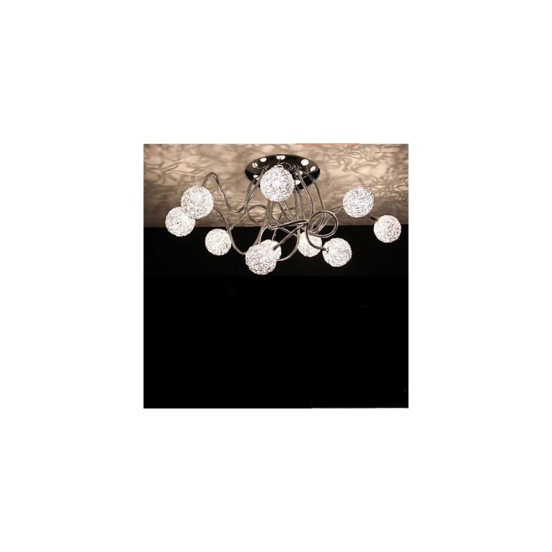 Simple Iron Ceiling Round Iron Creative lamp lamp Aluminum Wire lamp