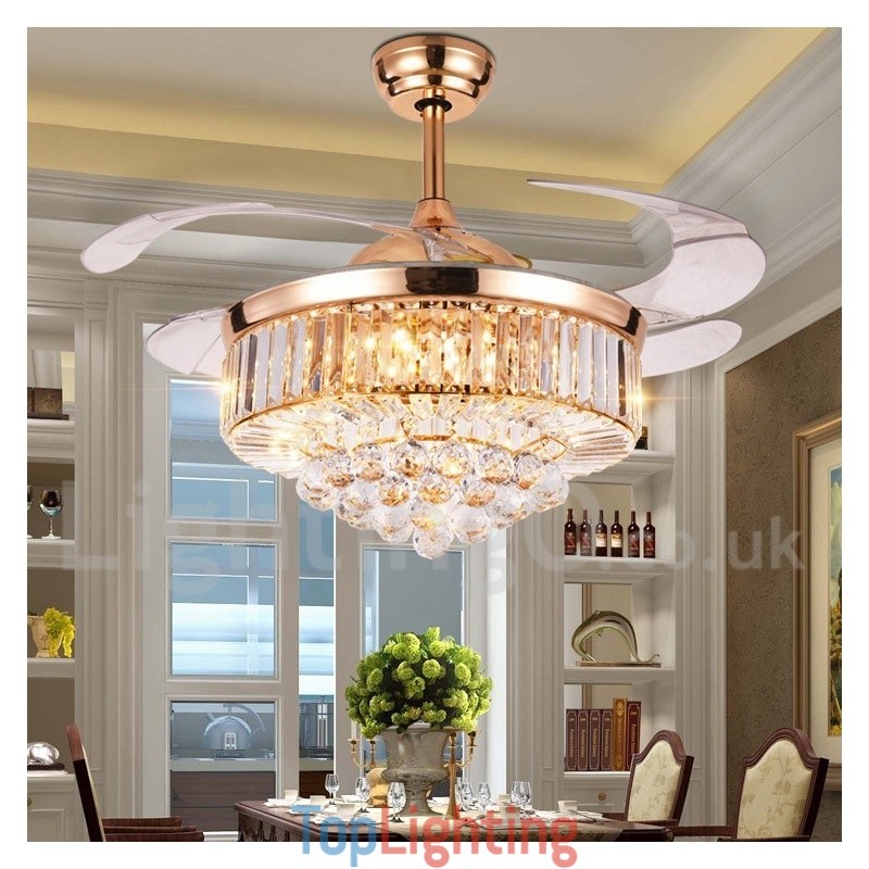 42" European Style Modern Contemporary Ceiling Fan