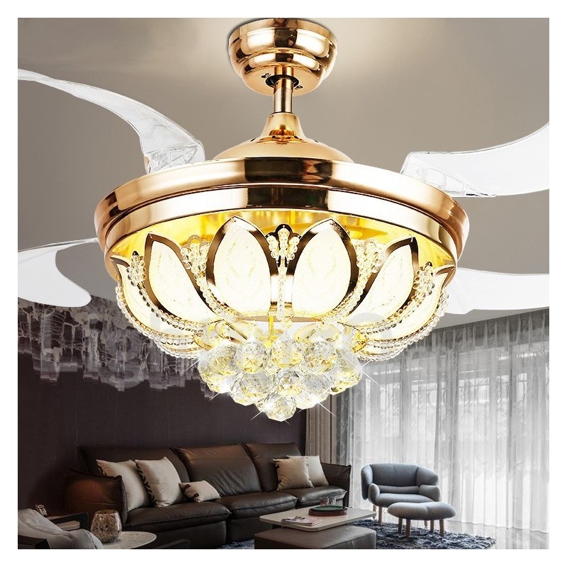 42" European Style Modern Contemporary Ceiling Fan