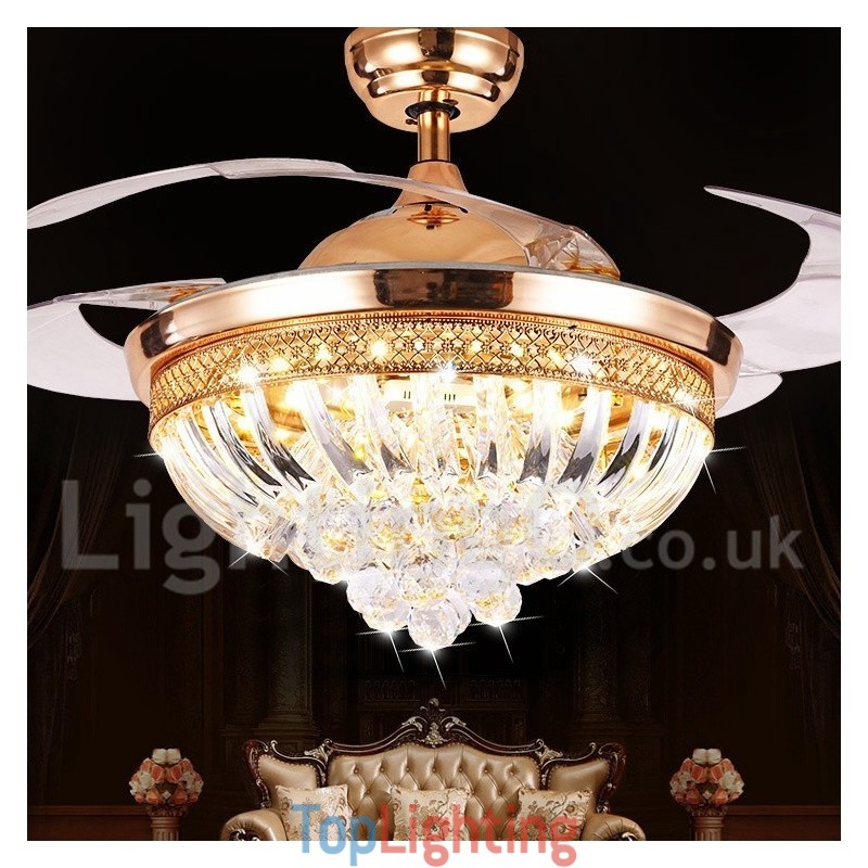 42" European Style Modern Contemporary Ceiling Fan