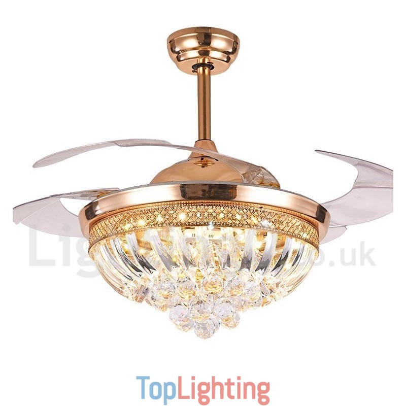 42" European Style Modern Contemporary Ceiling Fan