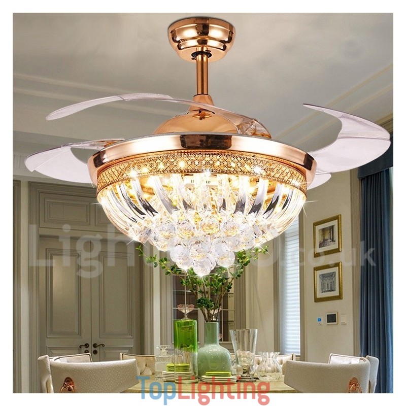 42" European Style Modern Contemporary Ceiling Fan