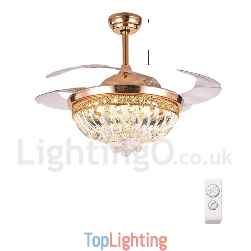42" European Style Modern Contemporary Ceiling Fan