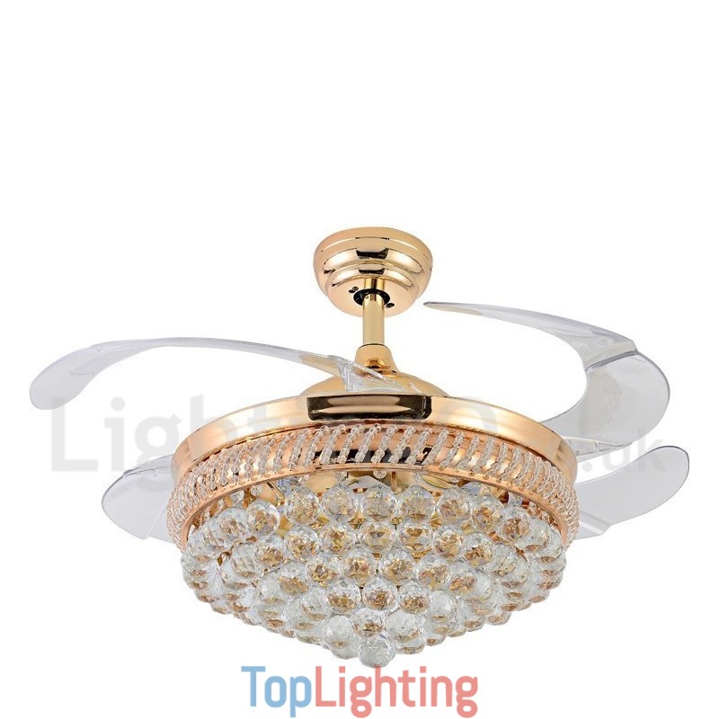 42" European Style Modern Contemporary Ceiling Fan