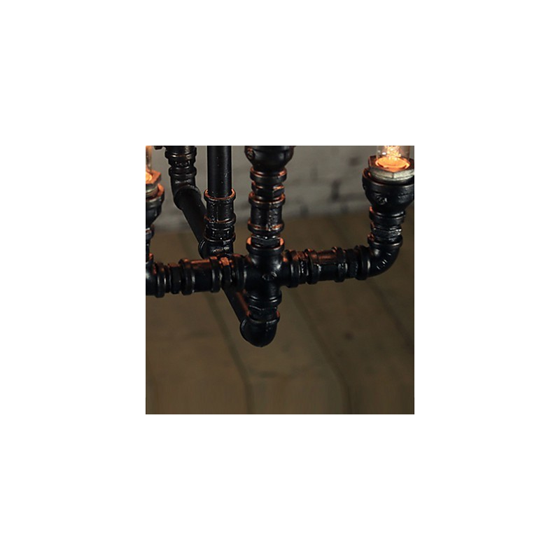 Chandelier Mini Style Rustic Lodge Retro Metal