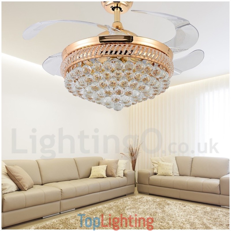 42" European Style Modern Contemporary Ceiling Fan