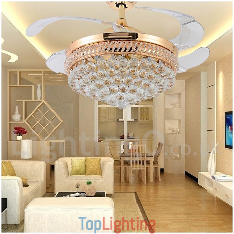42" European Style Modern Contemporary Ceiling Fan