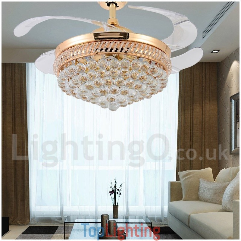 42" European Style Modern Contemporary Ceiling Fan