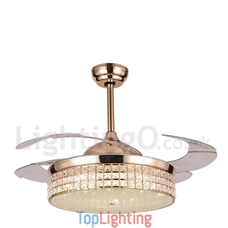 42" European Style Modern Contemporary Ceiling Fan