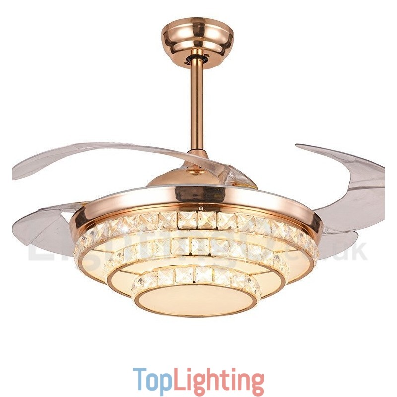 42" European Style Modern Contemporary Ceiling Fan