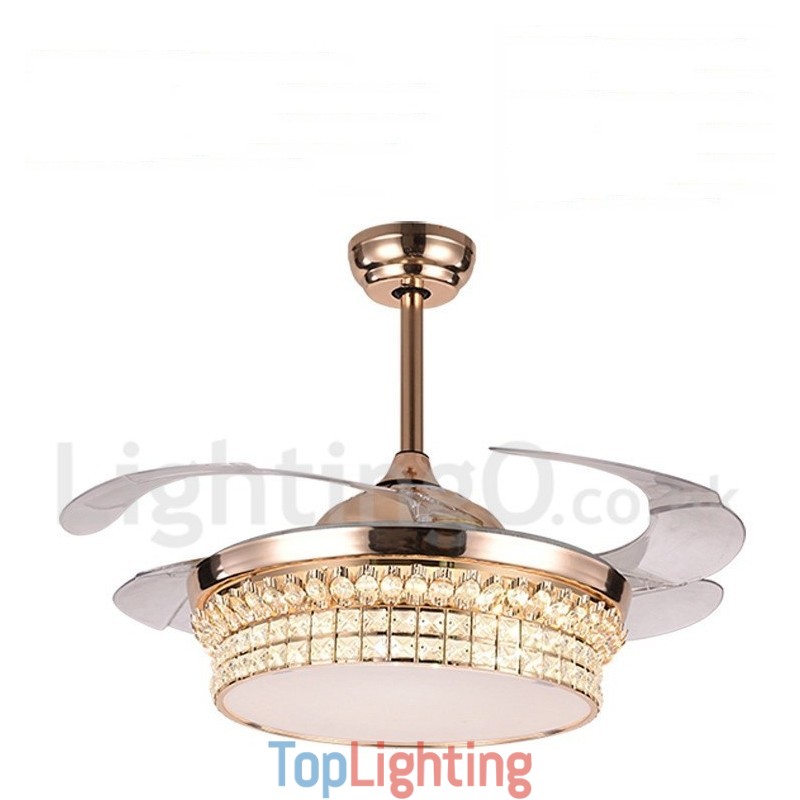 42" European Style Modern Contemporary Ceiling Fan