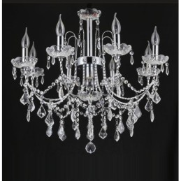 Elegant Crystal Chandelier with 9 Lights