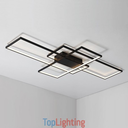 Modern Comtemporary Alumilium Painting Ceiling Light Flush Mount Wall Light with Remoter Dimmer for Living Room Bed Room Also Can Be Used As Wall Light Modern Comtemporary Alumilium Painting Ceiling Light Flush Mount Wall Light with Remoter Dimmer for Living Room Bed Room Also Can Be Used As Wall Light