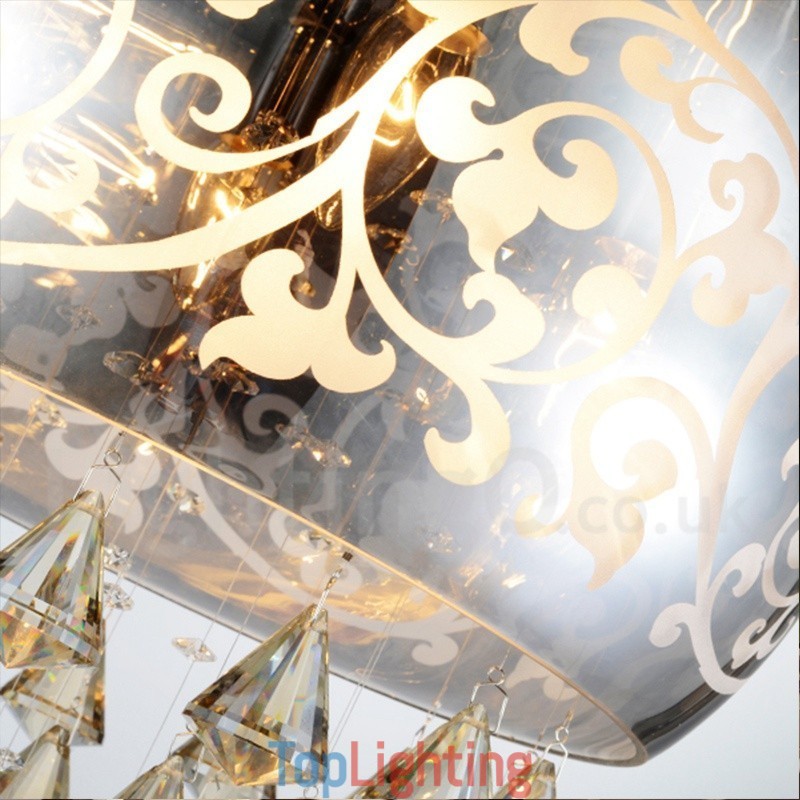 Modern Contemporary Crystal Lighting Pendant Light