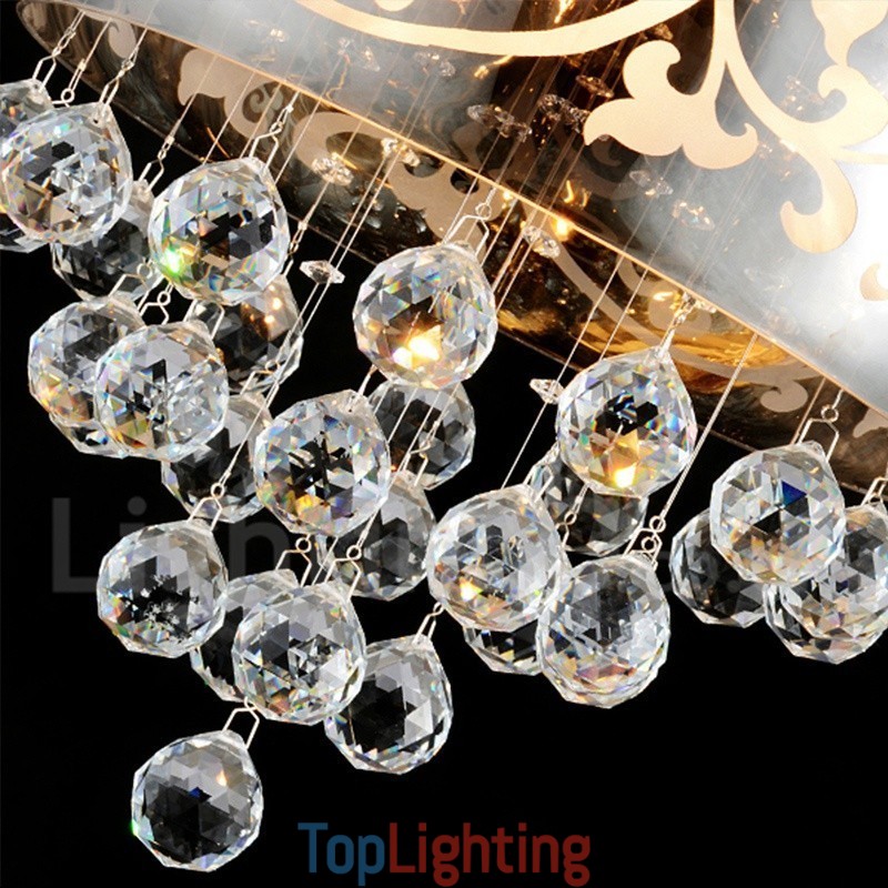 Modern Contemporary Crystal Lighting Pendant Light