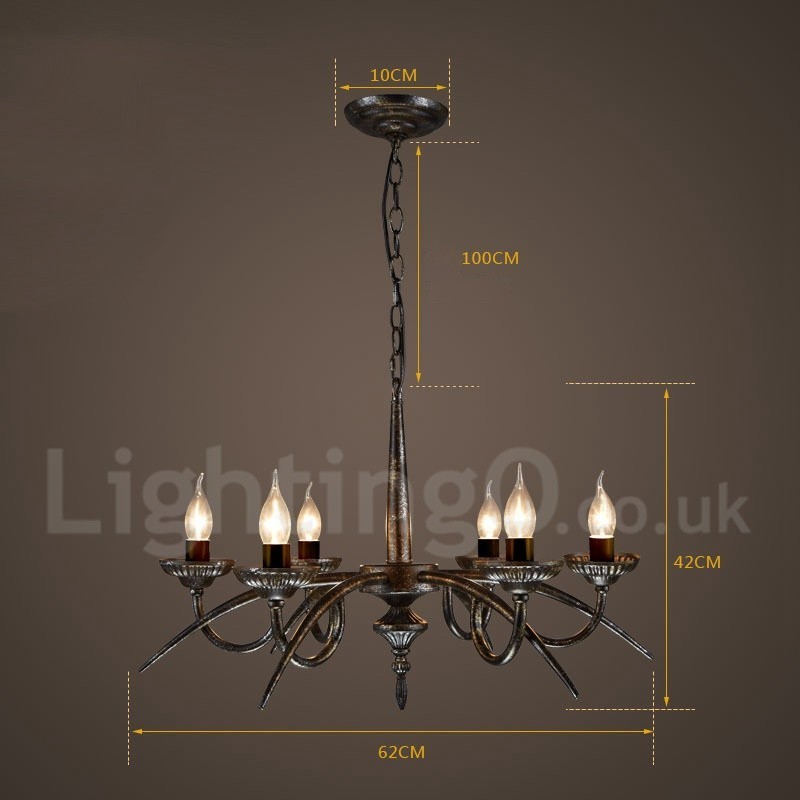 Industrial Style Steel Lighting Store Pendant Chandelier Light