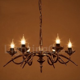 Industrial Style Steel Lighting Store Pendant Chandelier Light