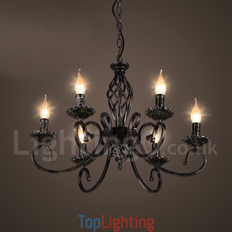 Industrial Style Steel Lighting Store Pendant Chandelier Light
