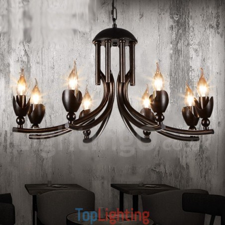 Industrial Style Steel Lighting Store Pendant Chandelier Light Industrial Style Steel Lighting Store Pendant Chandelier Light