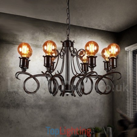 Industrial Style Steel Lighting Store Pendant Chandelier Light Industrial Style Steel Lighting Store Pendant Chandelier Light