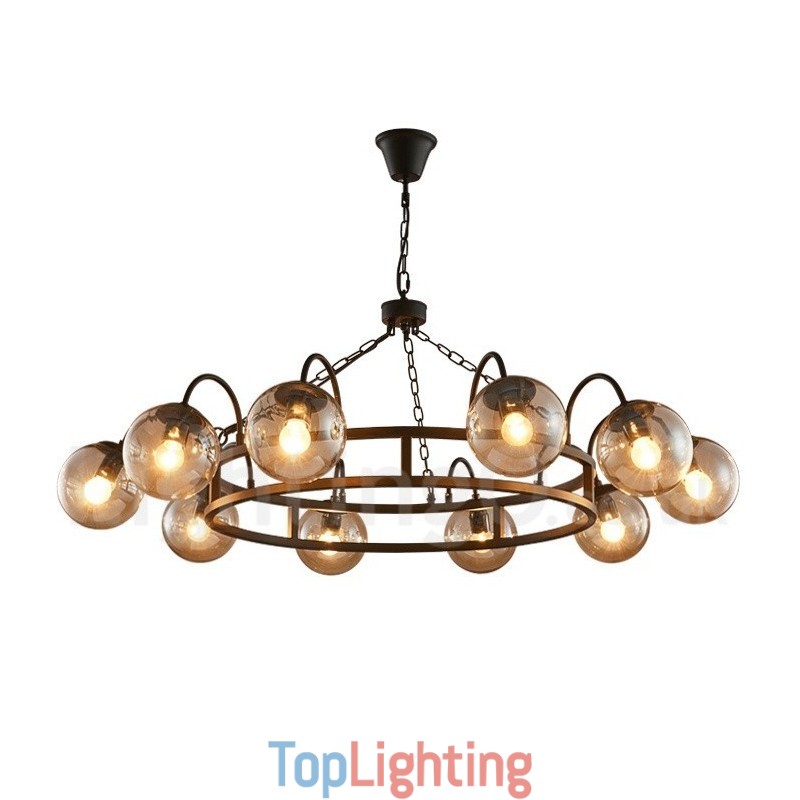 Industrial Style Steel Lighting Store Pendant Chandelier Light
