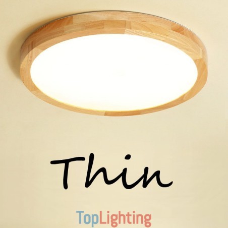Ultra thin Round Wood Ceiling Lamp Solid Wood Acrylic Ceiling Lamp Nordic Lights Ultra thin Round Wood Ceiling Lamp Solid Wood Acrylic Ceiling Lamp Nordic Lights