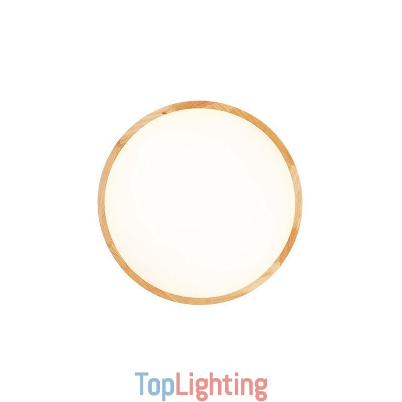 Ultra thin Round Wood Ceiling Lamp Solid Wood Acrylic Ceiling Lamp Nordic Lights