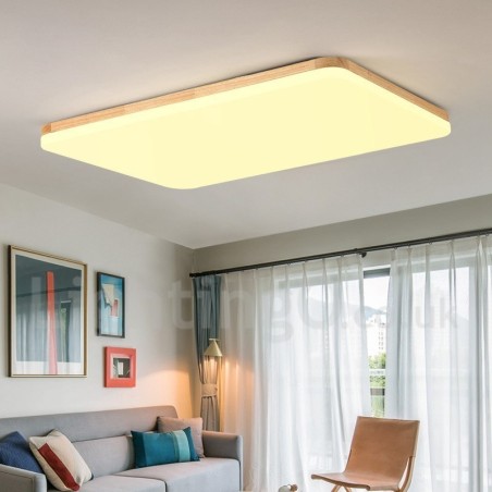 Hot Sale Ultra thin Wood Acrylic Ceiling Lamp Hot Sale Ultra thin Wood Acrylic Ceiling Lamp