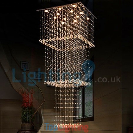 Modern Contemporary Chandelier Flush mount Pendant Fixture Crystal Rain Drop Light Modern Contemporary Chandelier Flush mount Pendant Fixture Crystal Rain Drop Light