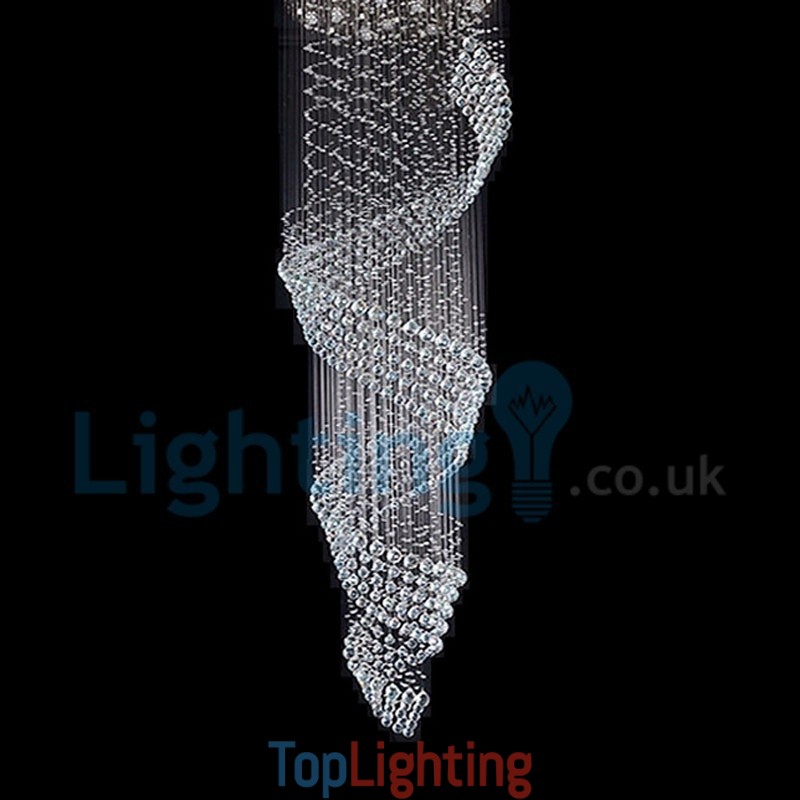 Modern Contemporary Chandelier Flush mount Pendant Fixture Crystal Rain Drop Light
