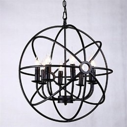 Mini Style Chandelier Pendant Light Modern Contemporary Traditional Classic Rustic Lodge Retro Lantern Country Globe